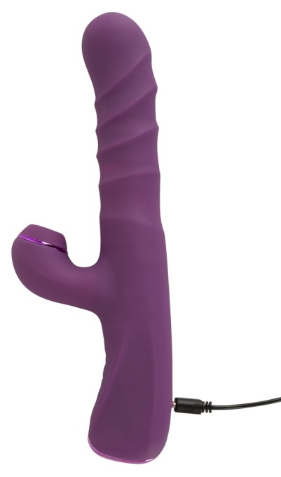Vibrator cu stimulare clitoris si punct G cu miscare sus in jos Javida 10 moduri de vibratii - Img 5