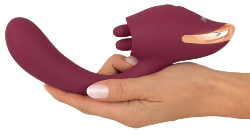 Vibrator cu stimulator inovator cu limbă Javida - Img 3