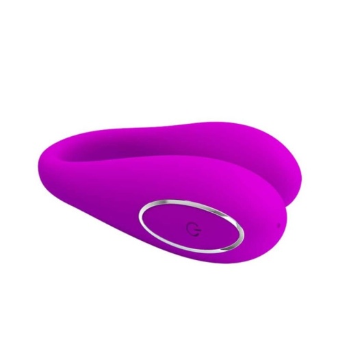 Vibrator cupluri pentru clitoris si punct G Pretty Love August control din telefon mobil - Img 2