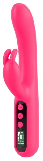 Vibrator iepure cu afișaj digital Pink Sunset Rabbit Vibrator (23,1 cm) - Img 3