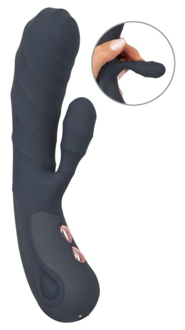 Vibrator iepure cu caneluri stimulatoare Oh! Rabbit Vibrator 2 x 10 moduri de vibrație - Img 5