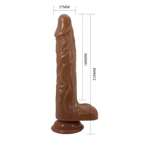 Vibrator in forma de penis Freak Beautiful Bodach Brawn (20cm) - Img 2