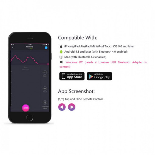 Vibrator Inteligent LOVENSE LUSH 2 - SMART VIBRATING EGG - Img 4