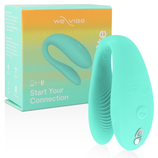 Vibrator inteligent pentru stimularea clitorisului, turcoaz We-Vibe Sync Lite - Img 2
