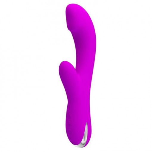Vibrator rabbit din silicon cu 12 functii de vibratie si functie de incalzire Cornelius cu Incalzire 21cm - Img 2