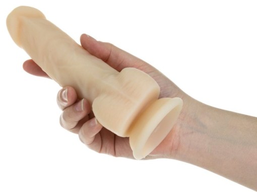 Vibrator realist cu telecomanda cu o ventuză puternică, 7 moduri de vibrație/rotație (17,8 cm) - Img 6