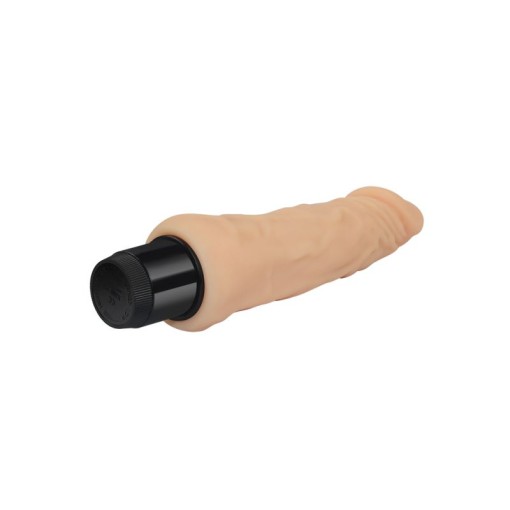 Vibrator realist din material cyberskin Real Feel Cyberskin Vibrator 20cm (inserabil 17cm) - Img 6
