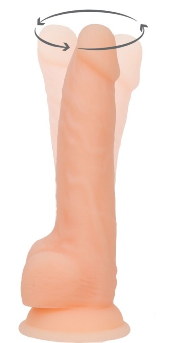 Vibrator rotativ flexibil realist 8" Vibration &amp; 360 grade Rotation - Reincarcabil - Img 2