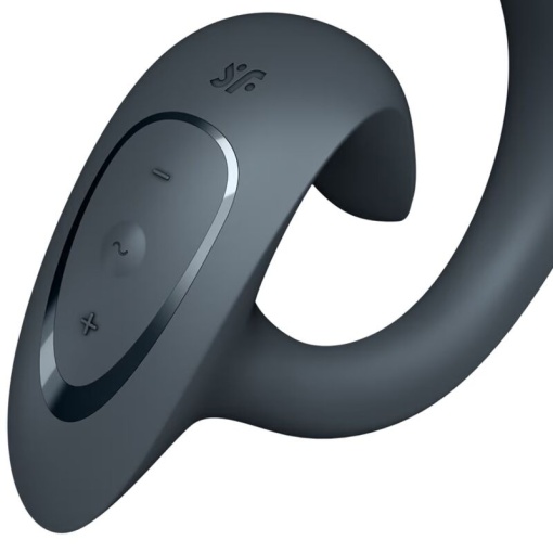 Vibrator Satisfyer G for Goddess 1 Gri - Stimulare dublă a punctului G și a clitorisului - Img 3