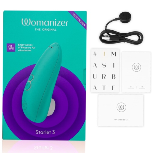Vibrator Womanizer - Starlet 3 Clitoral Stimulator Turquoise - Img 5