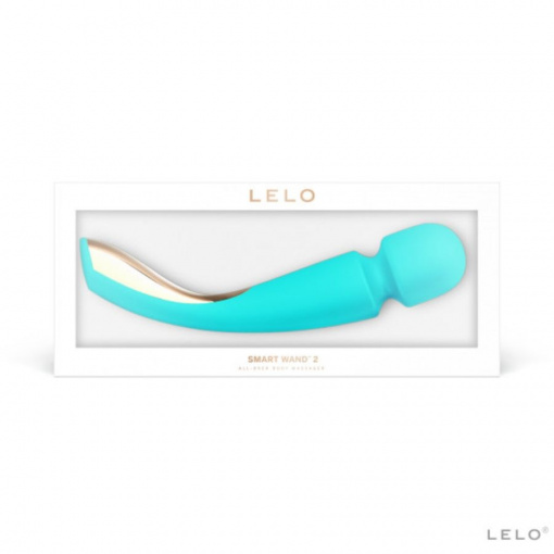 Aparat de masaj elegant pentru tot corpul LELO - SMART WAND 2 TURQUOISE