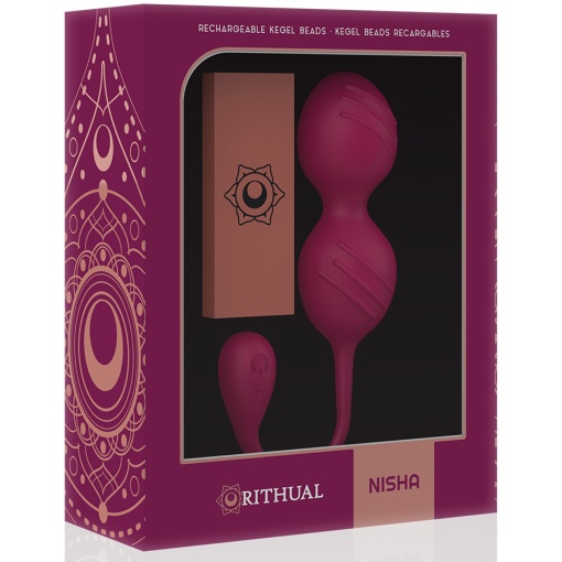 Bile vaginale cu vibratii Keggel RITHUAL - NISHA Orchid - Img 5