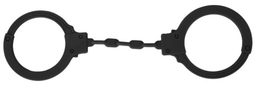 Catuse din silicon moale Handcuffs, black - Img 2