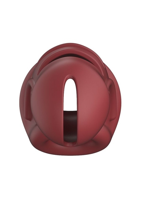 Centura de castitate ManCage Ultra Soft Silicone Chastity Cage - Red - Img 3