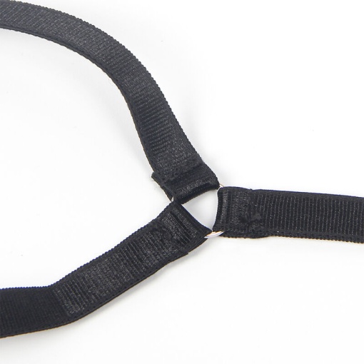Costum de polițistă din dantelă, negru, mărime S/M - Img 5
