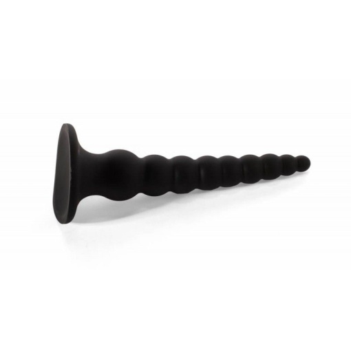 Dildo anal cu 9 bile cu diametre diferite X-Men 7.87" Butt Plug Black S (20cm) - Img 3