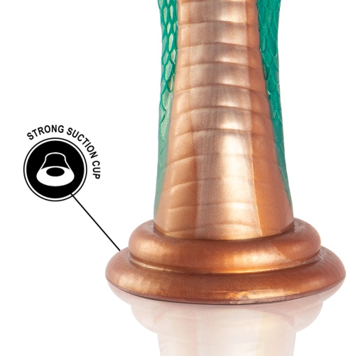 Dildo bizar din silicon EPIC - PYTHON DILDO COBRA GREEN - Img 6