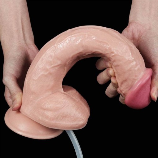 Dildo cu ejaculare 11 Squirt Extreme Dildo Flesh 27.5cm