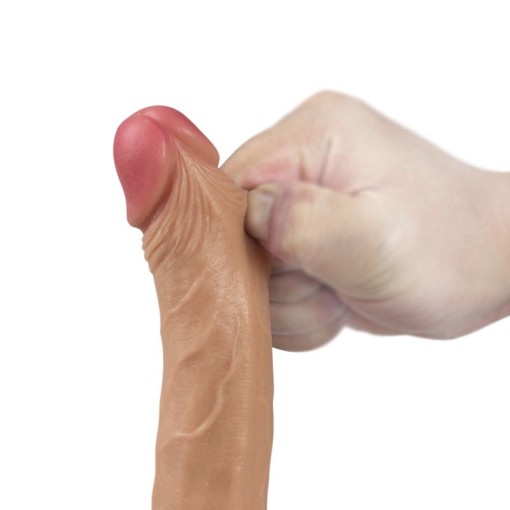 Dildo de lux din silicon moale, ultra realist 7'' Dual-layered Silicone Dildo- 17cm
