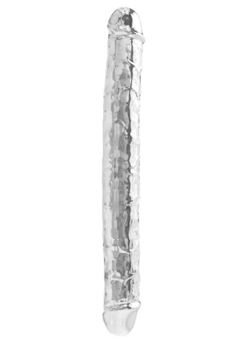 Dildo dublu realist Clear Double Dong (34,5 cm)