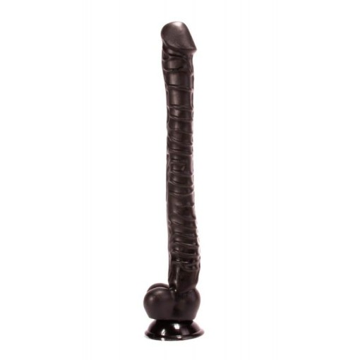 Dildo gigant cu ventuza X-MEN Jacob’s Cock Black 41cm x 4cm