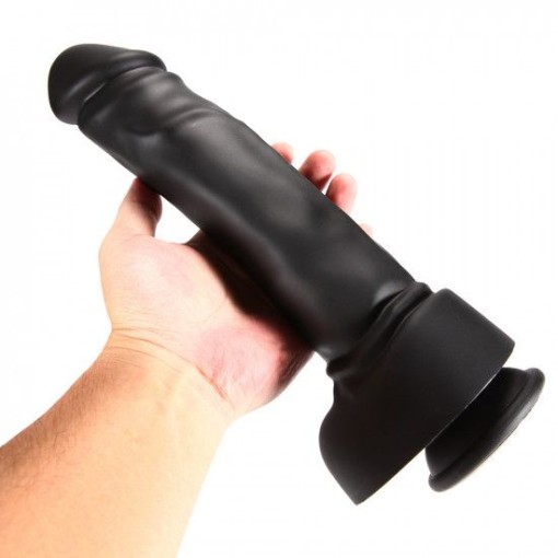Dildo gigantic cu ventuza X-Men Moses 12" Cock Black 30cm x 5cm