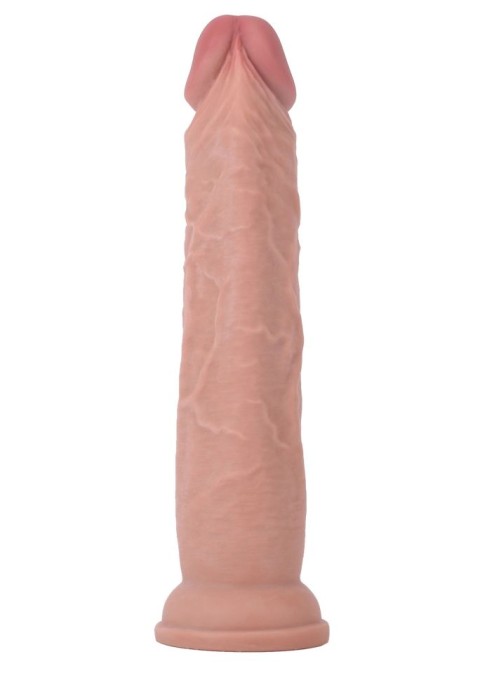 Dildo realist cu dubla densitate si ventuza de fixare Deluxe Dual Density Dong 14 In (36.5cm) - Img 6