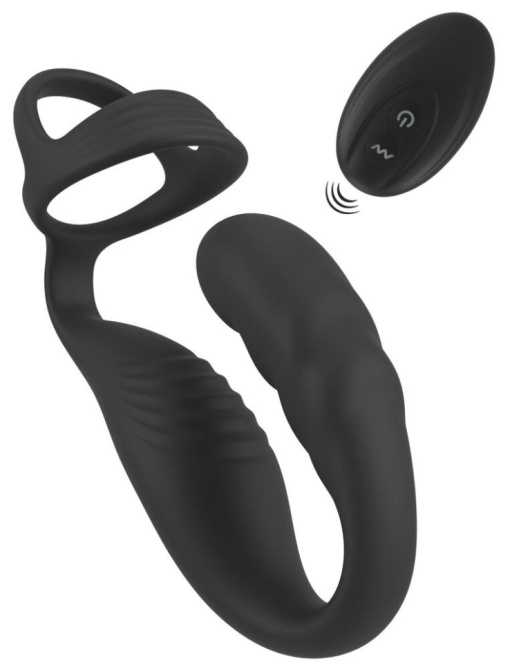 Inel penis Cock Ring with RC Prostate Plug - Img 2