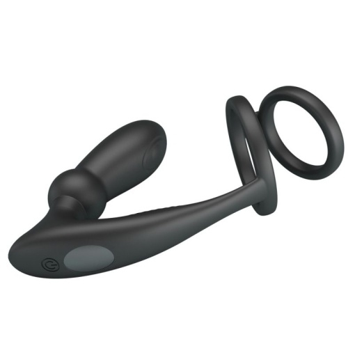 Inel penis cu stimulator anal Pretty Love Emoni