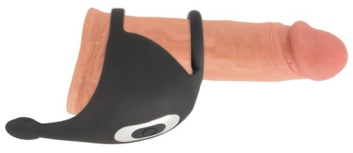 Inel penis cu telecomanda Cock ring with RC ball massager - Img 3