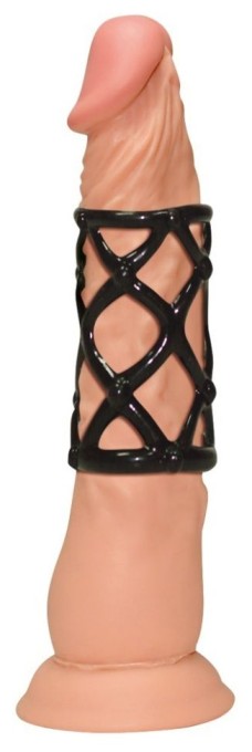 Manson negru din silicon. 6 cm lungime, diametru 3 cm (extensibil) Orgasm Wonder - Img 2
