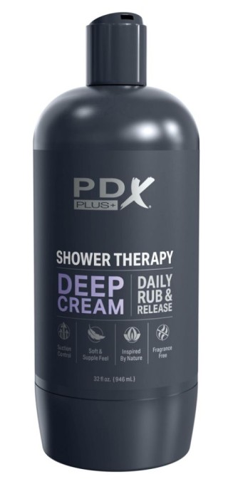 Masturbator cu ventuza deghizat intr-o sticla de sampon Shower Therapy Deep Cream - Img 6