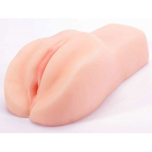 Masturbator cu Vibratii Pet Pussy cu dubla penetrare: vagin si anus Cyberskin Pet Pussy &amp; Ass - Flesh - Img 3