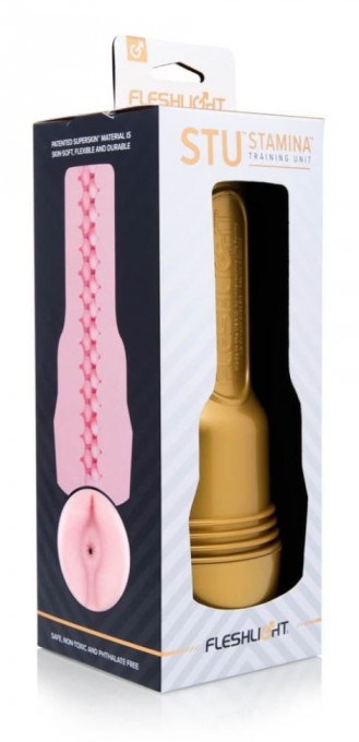 Masturbator Fleshlight cu deschidere sub forma de anus Pink Butt Stamina Training Unit - Img 2