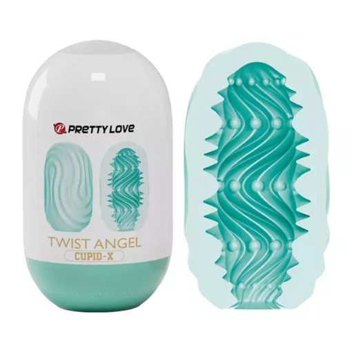 Masturbator flexibil în formă de ou PRETTY LOVE – CUPID-X TWIST ANGEL - Img 3