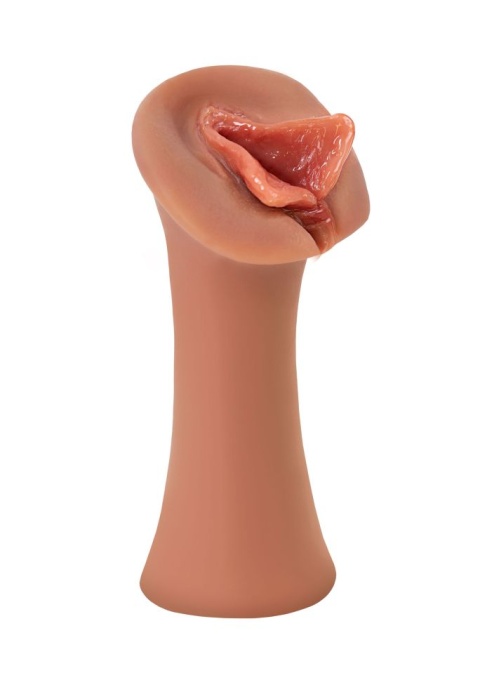 Masturbator forma de vagin si autolubrifiere Wet Pussies - Luscious Lips, Caramel skin - Img 2