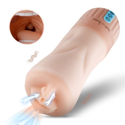 Masturbator pentru barbati cu 5 niveluri de aspiratie si 10 niveluri de vibratie Sucktroker II - Img 4