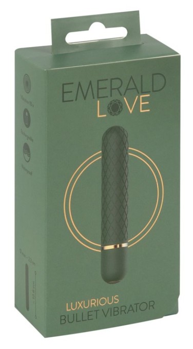 Mini vibrator de lux cu 10 moduri de vibratie Luxurious Bullet Vibrator (12,6 cm) - Reincarcabil - Img 3