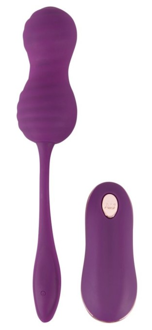 Ou vibrator cu Telecomanda wireless 10 moduri de vibratii Javida RC Love Balls - Img 5