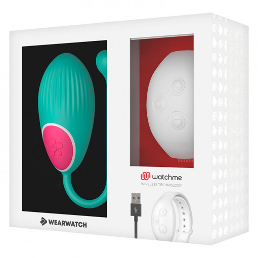 Ou vibrator Inteligen Wearwatch - Egg control la distanta Watchme technology Seawater / Snow - Img 5