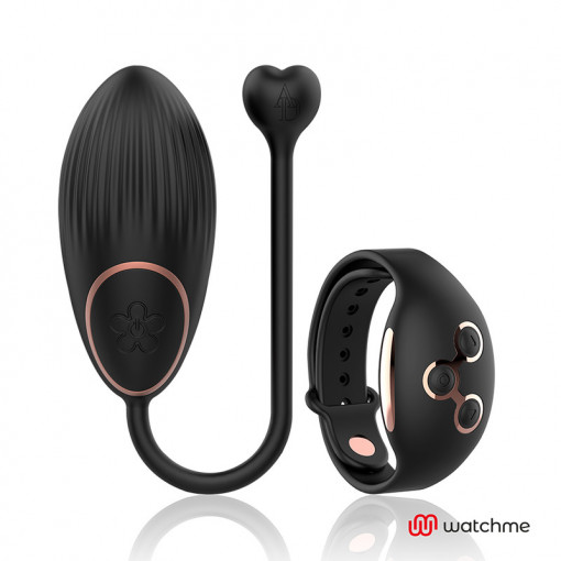 Ou vibrator inteligent cu telecomanda ANNE'S DESIRE - WATCHME BLACK/GOLD - Img 2