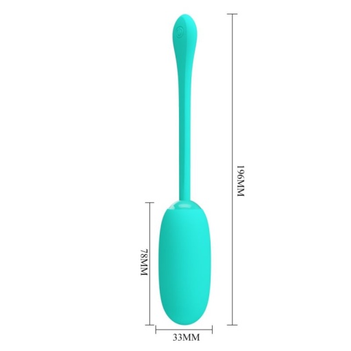 Ou Vibrator Pretty Love Julius Green – 12 Vibrații, Reîncărcabil, Silicon Moale