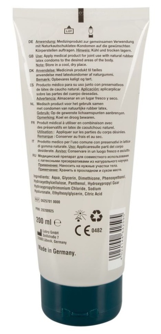 Premium anal, Medical lubricant, 200ml - Img 2