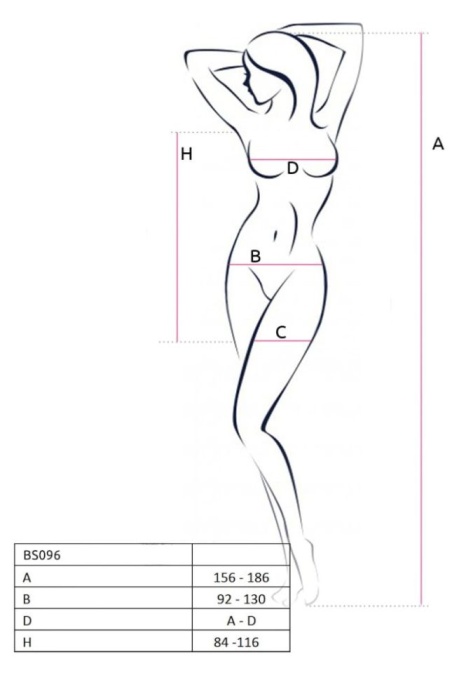 Rochie sexy din plasa elastica cu model si bretele subtiri Passion BS096 black - S/L - Img 2