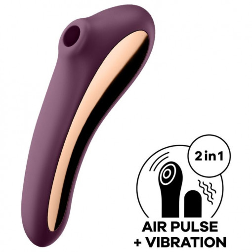 Stimulator clitoris Satisfyer Dual Kiss (19cm) - Img 2