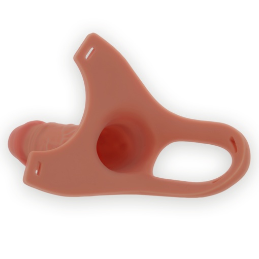 Strap-on INTENSE - Ham prelungitor penis gol cu dildo din silicon 16 x 3,5 cm - Img 2