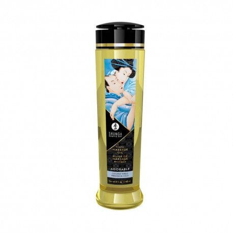 Ulei de masaj Shunga EROTIC MASSAGE OIL COCONUT THRILLS, 240 ml - Img 2
