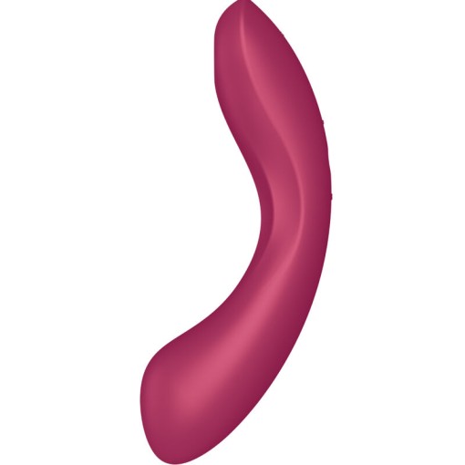 Vibrator 3 în 1 Satisfyer Curvy Trinity 1, red (17,5cm) - Img 2