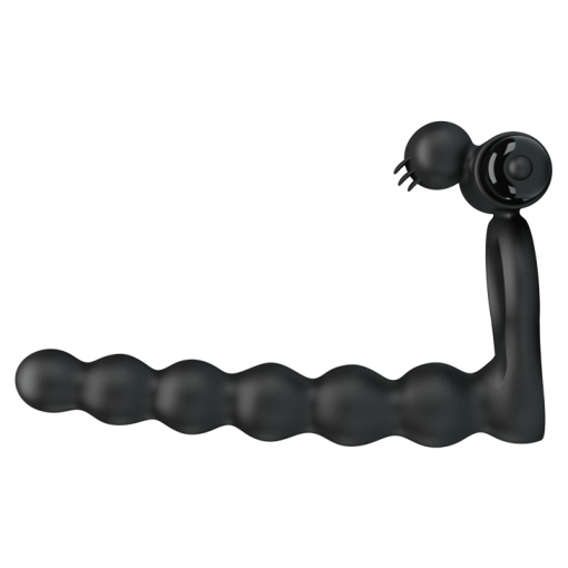 Vibrator anal din silicon cu capat cu bile si inel pentru penis Pretty Love Hercules Penis Sheath III - Img 3