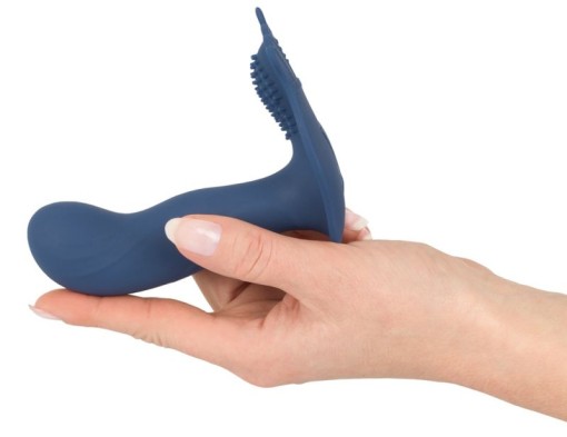 Vibrator canelat pentru prostata Vibrating Butt Plug (11,7 cm) - Img 2